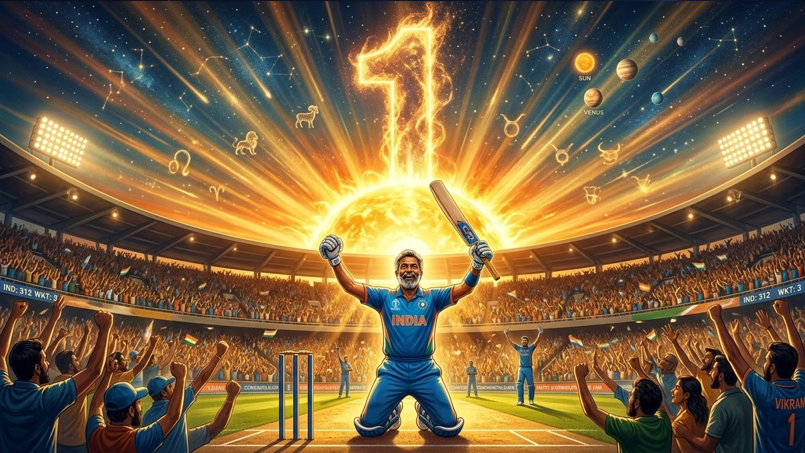 2026 Sun Year Cricket Success Numerology