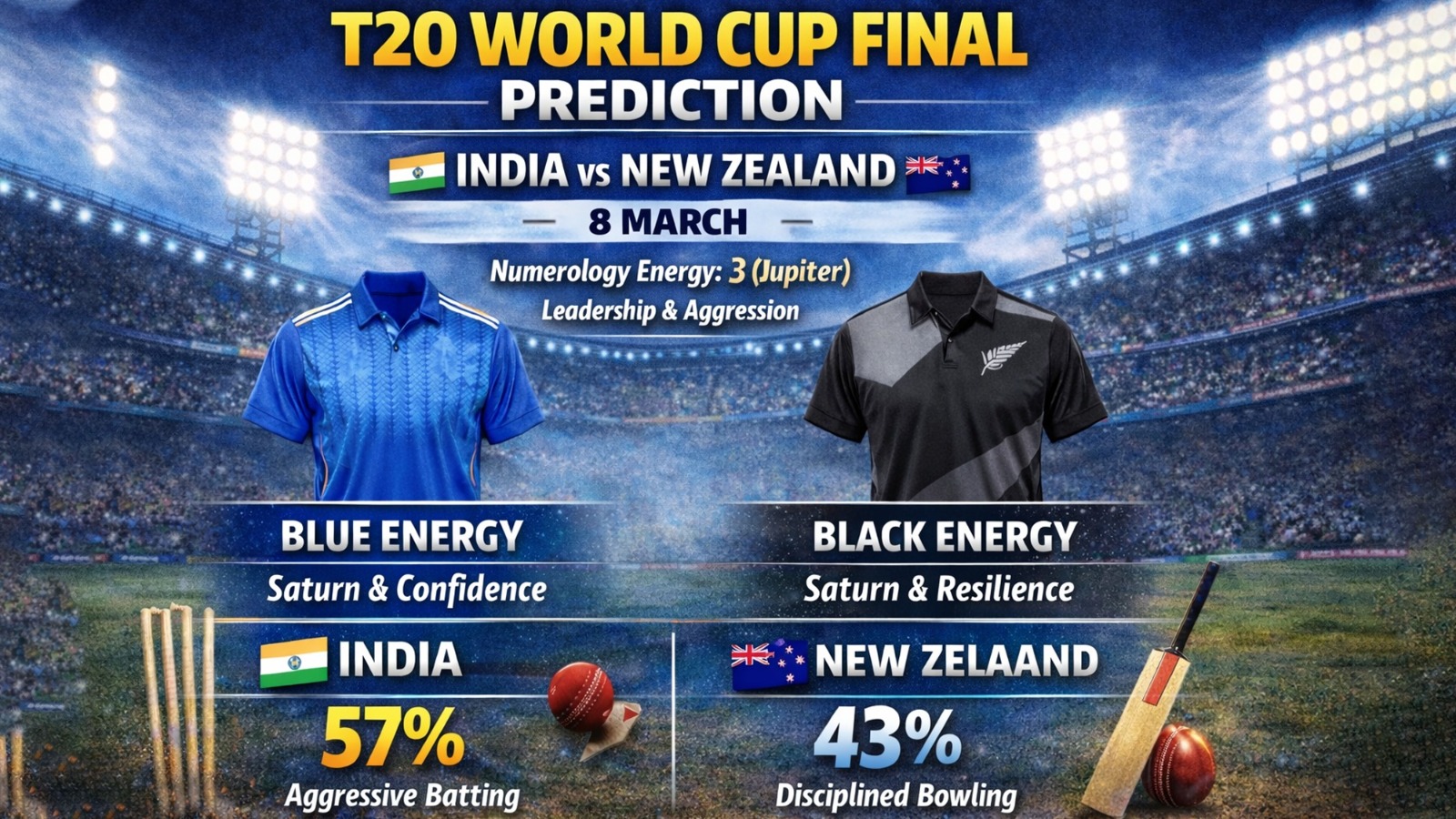 T20 World Cup Final Prediction by Astro Numerology – Who Will Win?